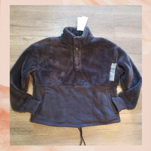 Load image into Gallery viewer, All In Motion Black Cozy Sherpa Fleece Pullover
