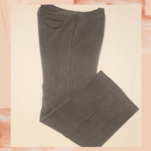Load image into Gallery viewer, Anne Klein Gray Pleated Stright Leg Trousers Size 10 (Pre-Loved)
