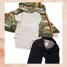 Load image into Gallery viewer, Carter&#39;s Camo Hoodie Jeans 3pc. Outfit NWT 3 Mos
