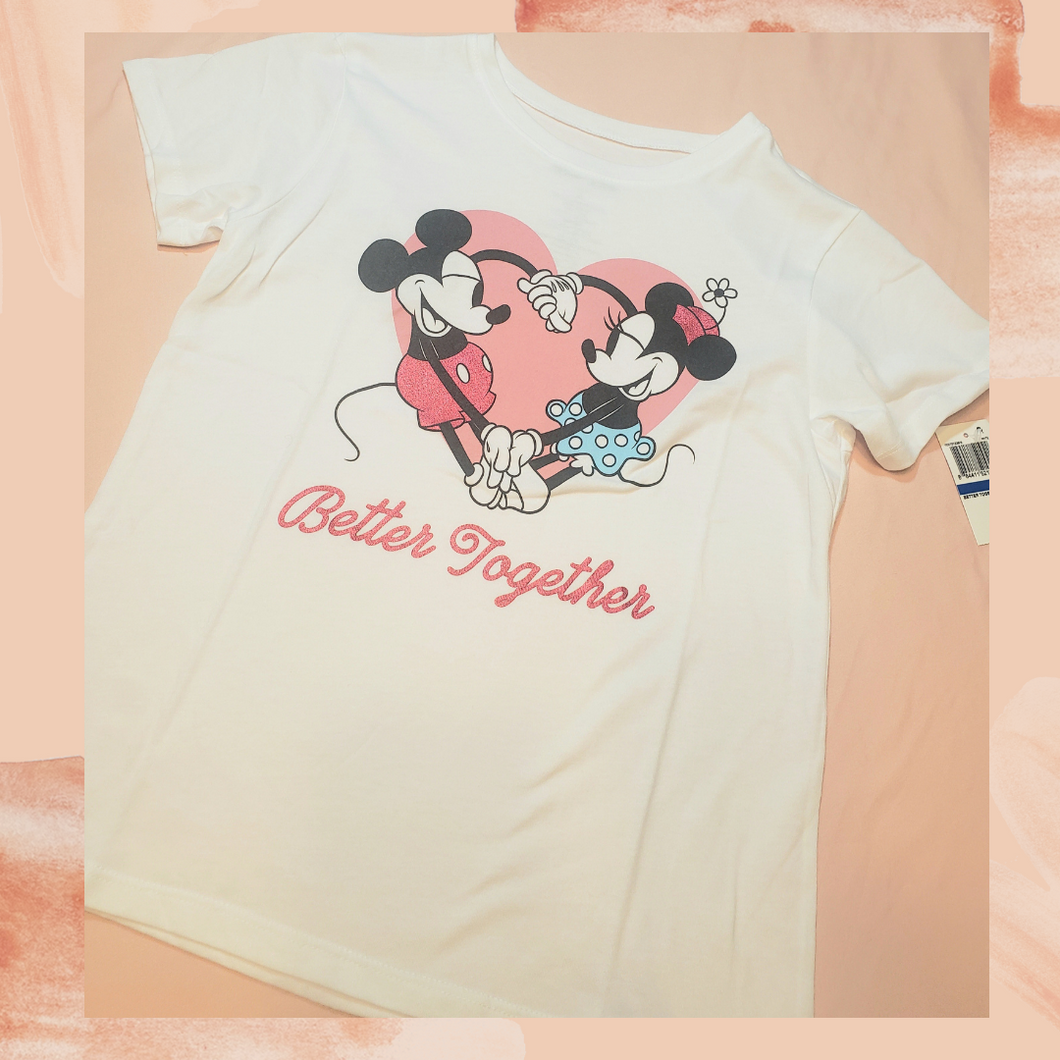 Disney Micky & Minnie Short Sleeve Tee XL