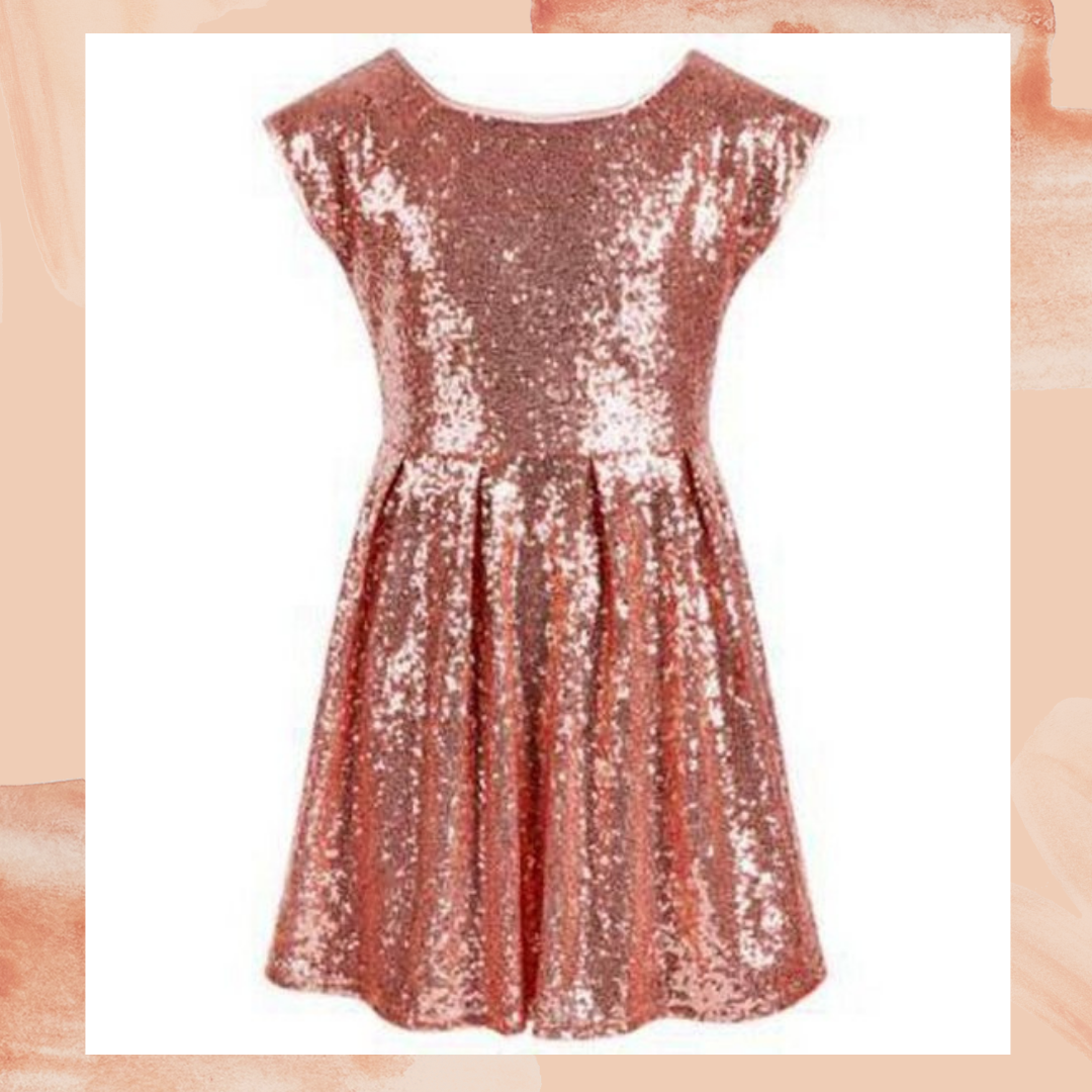 Girl's Epic Threads Rose Gold Sequin Dress XL Taylor & Cambria Girl's Epic Threads Rose Gold Sequin Dress XL Taylor & Cambria