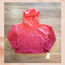 Load image into Gallery viewer, Fleece Red Ombre Pullover Hoodie Size 4T
