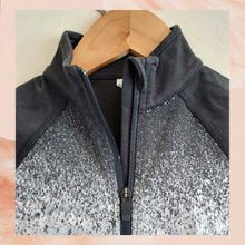 Load image into Gallery viewer, Girl&#39;s Gradient Metallic Active Zip-Up Sweatshirt Size 5
