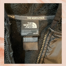 Load image into Gallery viewer, Girl&#39;s Northface Black Fleece Zip-Up Jacket (Pre-Loved) Large (Girl)
