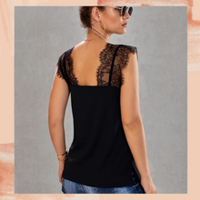 Load image into Gallery viewer, &quot;Helena&quot; Lace Cami (Black)
