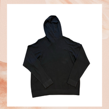 Laden Sie das Bild in den Galerie-Viewer. Hilary Radley Solid Black Hoodie Sweater NWT Large
