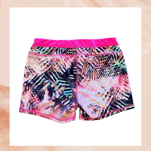 Load image into Gallery viewer, Hot Pink Multi Print Spandex Bicycle Shorts (Pre-Loved) XL (Girl)
