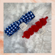 Load image into Gallery viewer, Infant Set Of 2 Elastic Headbands OS
