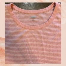 Load image into Gallery viewer, Light Pink &amp; White Striped Casual Tank Top (Pre-Loved) XXL
