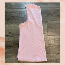 Load image into Gallery viewer, Light Pink &amp; White Striped Casual Tank Top (Pre-Loved) XXL
