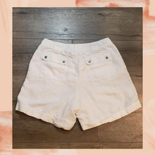 Load image into Gallery viewer, Liz Claiborne White Linen Shorts 8 (Pre-Loved)
