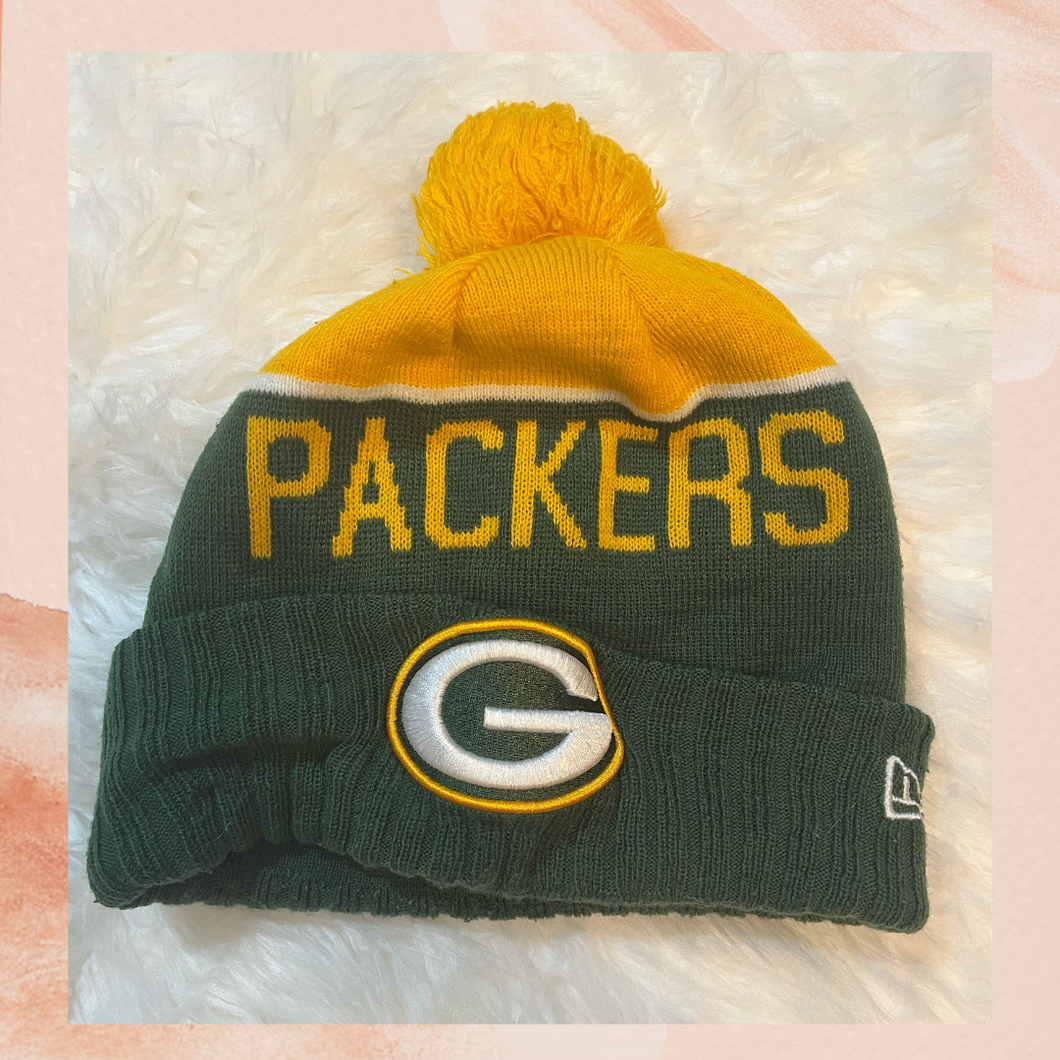 NFL Greenbay Packers Pom Beanie (Pre-Loved) OS