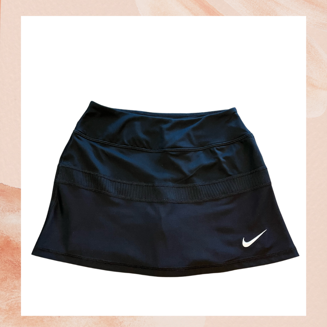 Nike Dri-Fit Black Athletic Tennis Skort (Pre-Loved) Girl Size XS