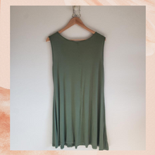 Load image into Gallery viewer, Olive Green Tank Dress Size XL (Pre-Loved)

