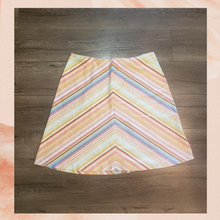 Load image into Gallery viewer, Rainbow Striped Pull-On Skirt (Pre-Loved) Size 16
