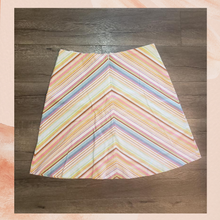 Load image into Gallery viewer, Rainbow Striped Pull-On Skirt (Pre-Loved) Size 16
