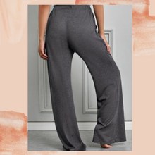 Load image into Gallery viewer, &quot;Rosabella&quot; Palazzo Pants (Charcoal)
