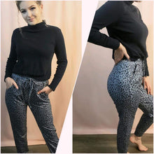 Load image into Gallery viewer, &quot;The Shanimal&quot; (Gray) Leopard Joggers
