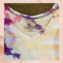 Load image into Gallery viewer, Short Sleeve Purple Blue Tie-Dye T-Shirt (Pre-Loved) Size XXL
