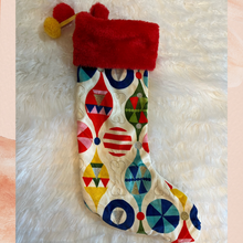 Load image into Gallery viewer, Soft Christmas Dog Stocking Decoration (Pre-Loved) OS
