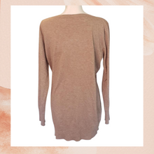 Load image into Gallery viewer, Taupe Embellished Studded Knit Sweater XL
