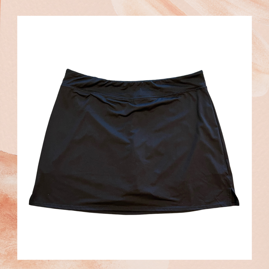 Tranquility Black Athletic Skort (Pre-Loved) Size 2XL