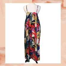 Laden Sie das Bild in den Galerie-Viewer. Tropical Print Sleeveless Maxi Dress Large
